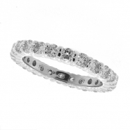 Picture of White gold eternity diamond ring