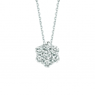 Picture of Diamond flower necklace