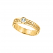 Diamond Solitaire Ring, 14K Yellow Gold