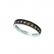 Picture of Champagne diamond stack ring