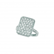 Picture of Diamond rectangular shape ring