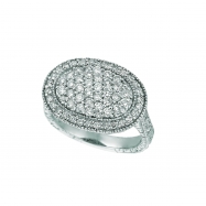 Picture of Diamond oval shape ring