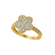 Picture of Diamond flower ring