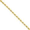 14k 7mm D/C Rope with Barrel Clasp Chain