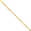 14k 3mm D/C Cable Chain
