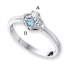 14KW Family Jewelry Diamond Semi-Set Ring