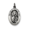 Sterling Silver Antiqued Our Lady of Perpetual Help Medal