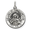 Sterling Silver Antiqued Our Lady of the Assumption Medal