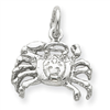 Sterling Silver Crab Charm