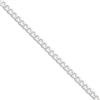 Sterling Silver 3.65mm Wide Curb Chain bracelet