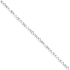 Sterling Silver 2.80mm Wide Curb Chain anklet