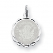 Sterling Silver St. Christopher Medal Charm