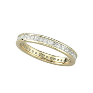 Picture of 14K Yellow Gold Eternity Diamond Band