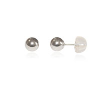 Picture of 14K White Gold Polished 4mm Ball Post Earrings