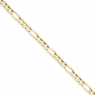 Picture of 10k Light Figaro Chain bracelet
