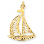 Picture of 14k Sailboat Charm