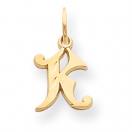Picture of 14k Initial K Charm