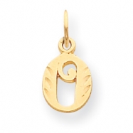 Picture of 14k Initial O Charm