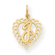 Picture of 14k Initial J Charm