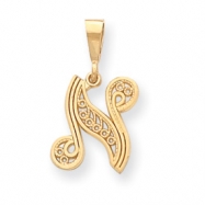 Picture of 14k Initial N Charm