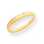 Picture of 14k Polished & Ridged Baby Ring