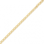 Picture of 14k Solid Double Link Charm Bracelet