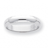 Picture of Platinum 4mm Half-Round Wedding Band ring