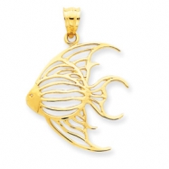 Picture of 14k Polished Cut-Out Angelfish Pendant