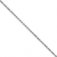 Picture of 10k White Gold 2.25mm Machine Made Rope Chain