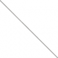 Picture of 10k White Gold .90mm Box Chain