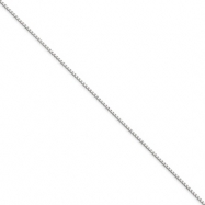 Picture of 10k White Gold 1mm Box Chain