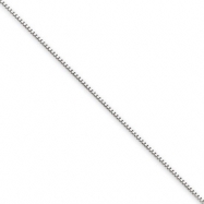 Picture of 14k White Gold 0.70mm Box Chain