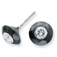 Picture of 8.50ct. White Night Diamond Stud Earrings AA Quality