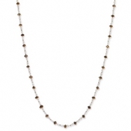 Picture of Chocolate Diamond Briolette Necklace chain