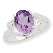 Picture of Sterling Silver Amethyst Ring