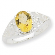 Picture of Sterling Silver Citrine ring