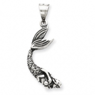 Picture of Sterling Silver Antiqued Mermaid Pendant