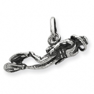 Picture of Sterling Silver Antiqued Scuba Diver Charm