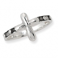 Picture of Sterling Silver Antiqued Cross Ring