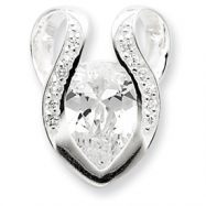 Picture of Sterling Silver CZ Slide Pendant