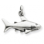 Picture of Sterling Silver Antique Shark Charm