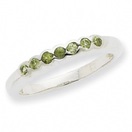 Picture of Sterling Silver Peridot Ring
