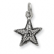 Picture of Sterling Silver Antique Starfish Charm