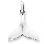 Picture of Sterling Silver Whale Tail Charm