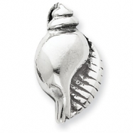 Picture of Sterling Silver Antiqued Shell Charm
