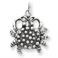 Picture of Sterling Silver Anitqued Crab Charm
