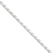 Picture of Sterling Silver 2.5mm Diamond-cut Rope Chain