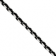 Picture of Sterling Silver 5.6mm Antiqued Cable Chain