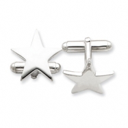 Picture of Sterling Silver Star Cuff Links