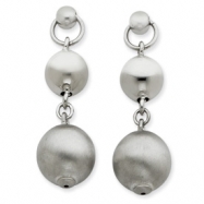 Picture of Sterling Silver Bead Dangle Earrings